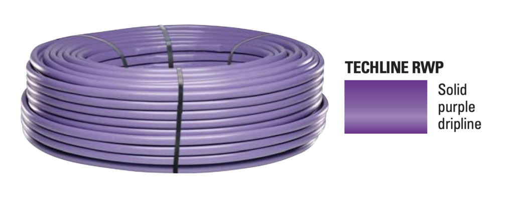 Full-purple Netafim drip tubing