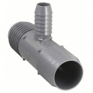 barbed insert reducing tee