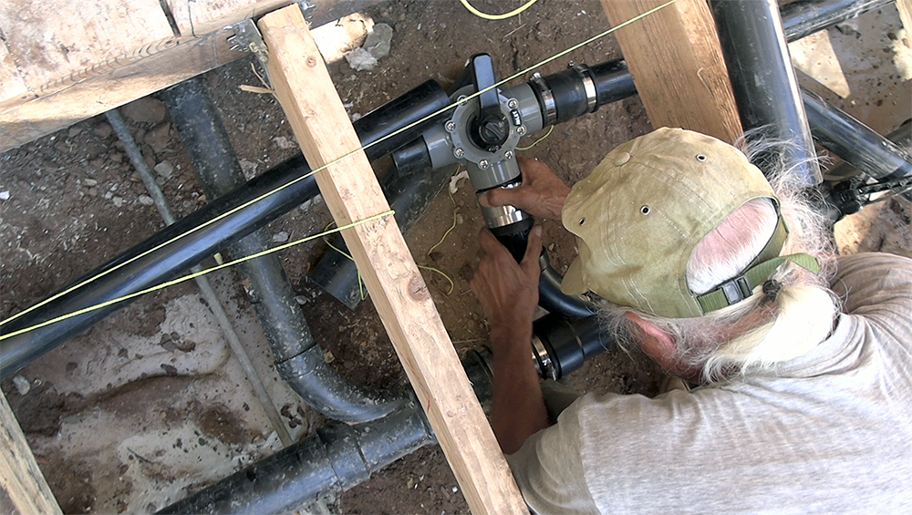 graywater-ready plumbing retrofit 3-way valve